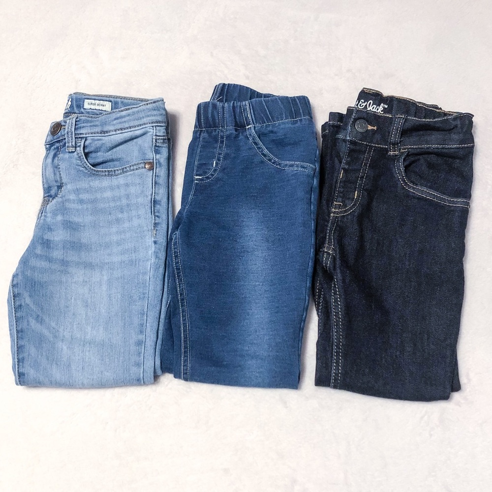 Set of 3 girls jeans 5T